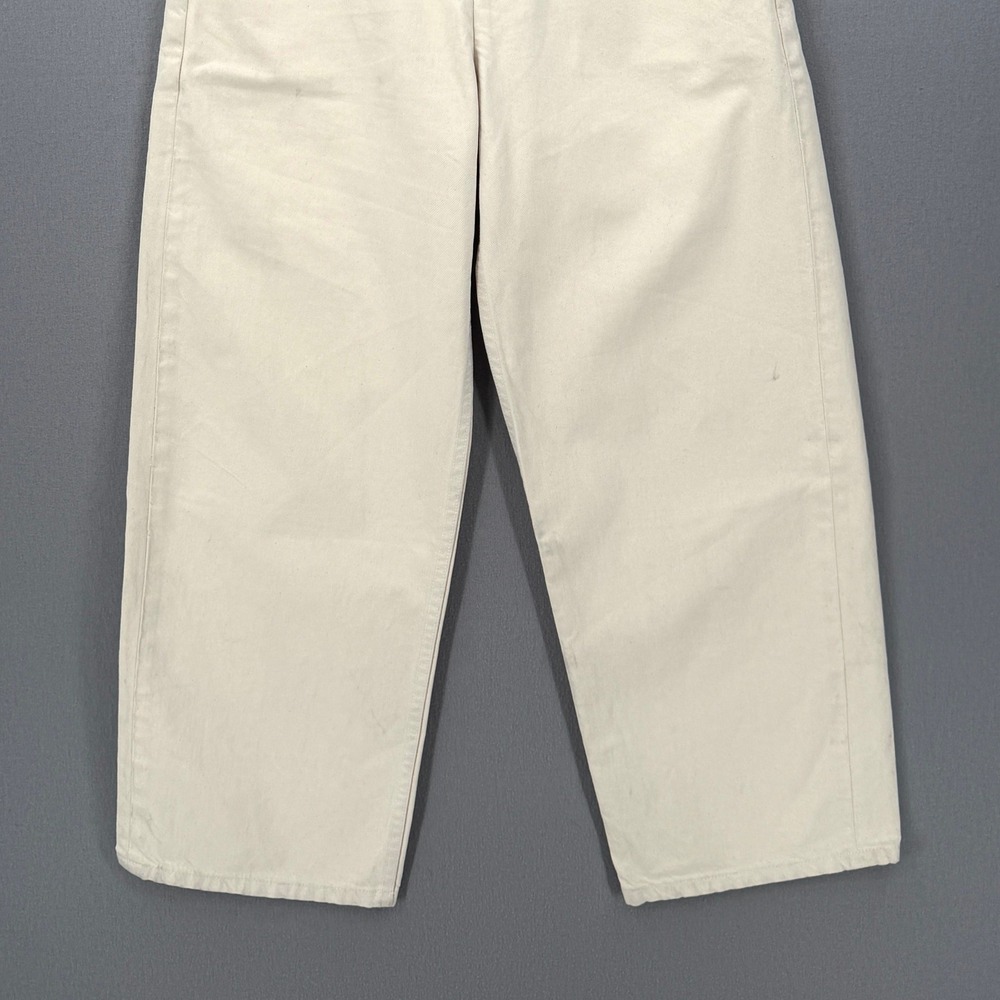 RUDY JUDE Adult Lace Back Big Jean Size 1 Cream Organic Cotton Barrel - Picture 5 of 16
